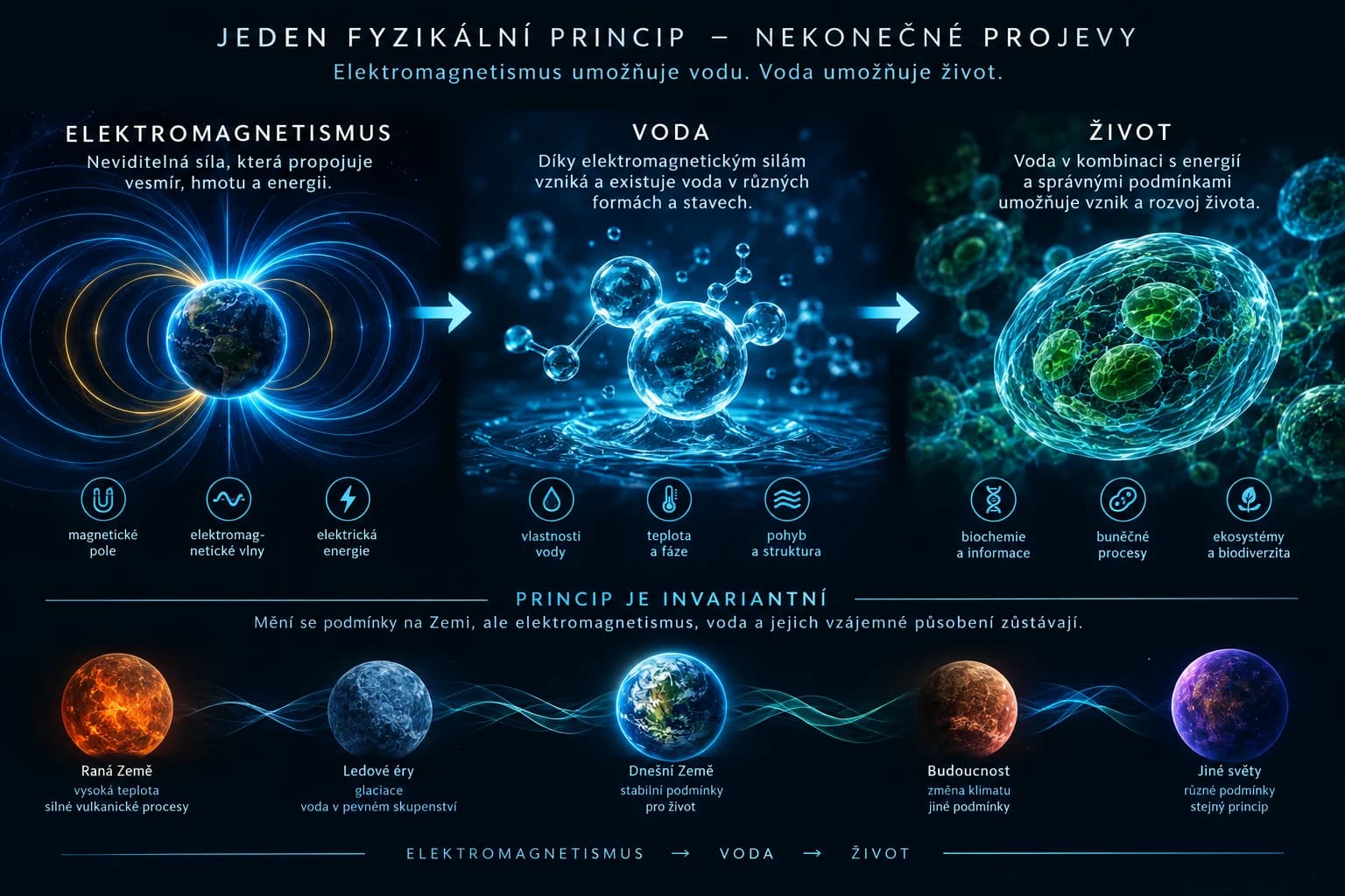 Prohlédnout princip · koncepční ilustrace